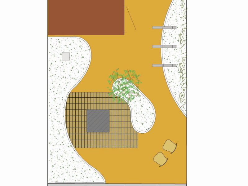 Tuinontwerp Noord-Brabant – organische vormen in een natuurlijke achtertuin
