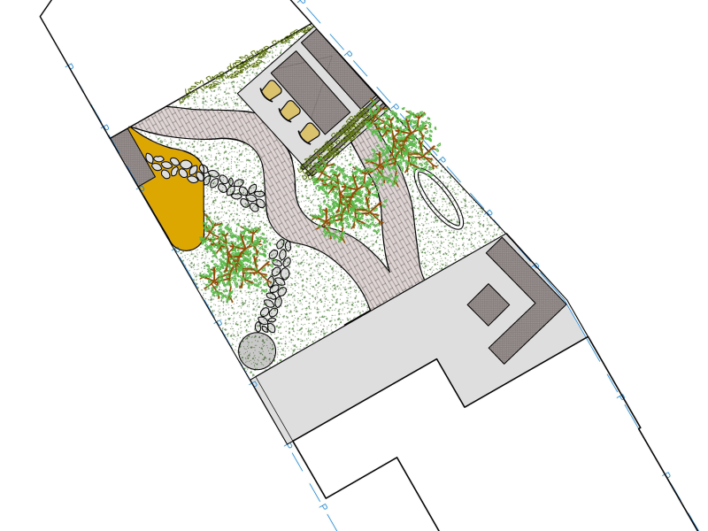 Tuinontwerp Noord-Brabant, natuurlijke border tuin in Piet Oudolf stijl
